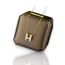 Collar H White