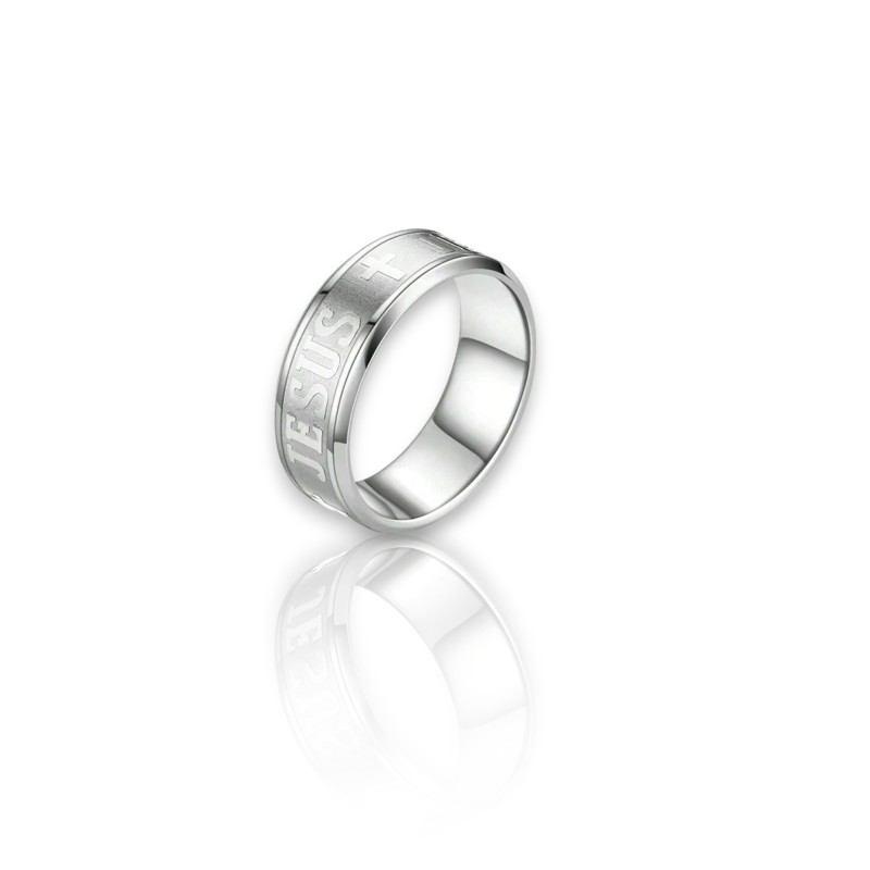 Anillo JESUS Plateado Anillo JESUS Plateado
