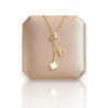 Collar Trebol Two blanco